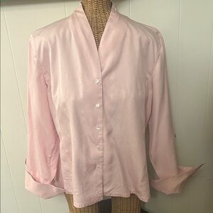 Talbots Light Pink Button Down Shirt